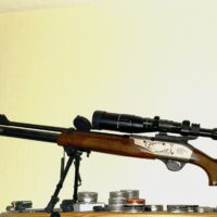 Te koop krachtige Hatsan Galatian 5,5 mm PCP luchtbuks met Bipod en Bushnell 6-24 x 50 AOE telescoop